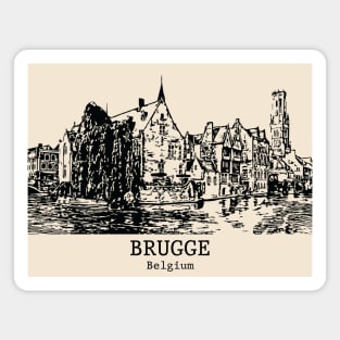 Historic Centre of Brugge - Belgium Magnet